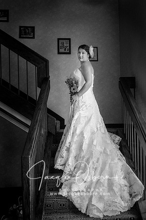 Black and White wedding dress - Jacque Osborn Photography - Buhl, Idaho Photographer