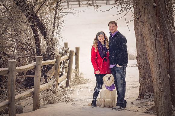 Buhl, Idaho Engagement Session during the winter - Jacque Osborn Photography