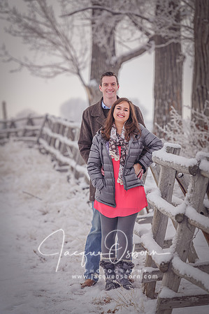 Buhl, Idaho Engagement Session during the winter - Jacque Osborn Photography