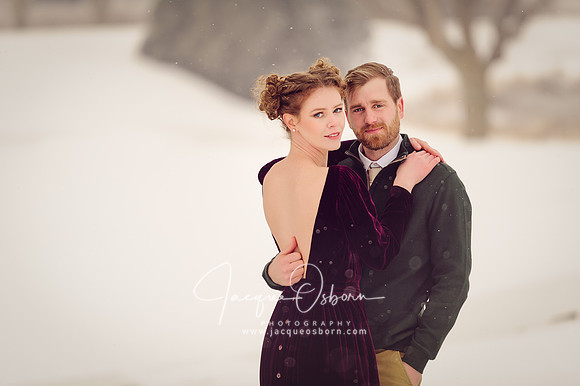 Buhl, Idaho Engagement Session during the winter - Jacque Osborn Photography