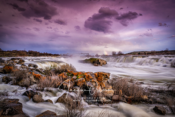 Sunset over Snake River near Hagerman, Idaho -Jacque Osborn Photography - Buhl, Idaho Photographer