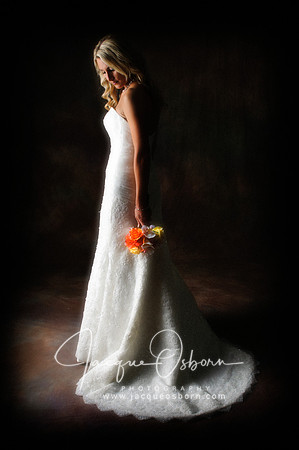 Bridal Wedding Portrait in the Studio - Jacque Osborn Photography - Buhl, Idaho