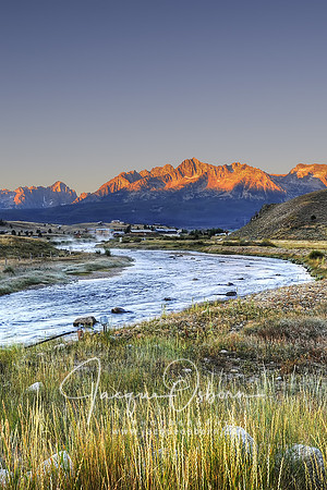 Sunrise on the Sawtooths and Stanley, Idaho - Jacque Osborn Photography - Buhl, Idaho Photographer